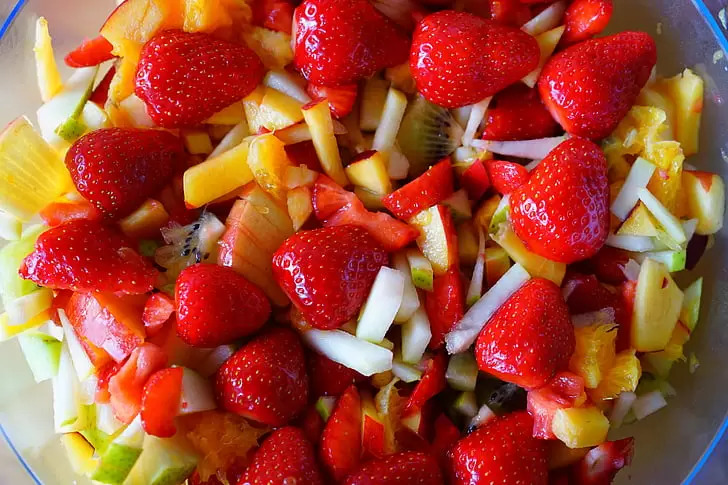 水果沙拉, 水果, 草莓