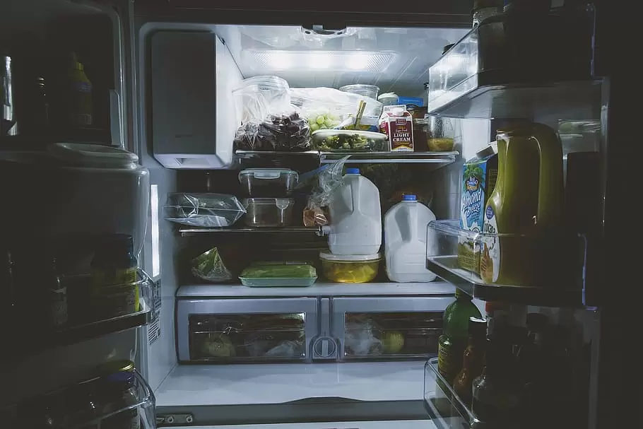 冰箱，食物