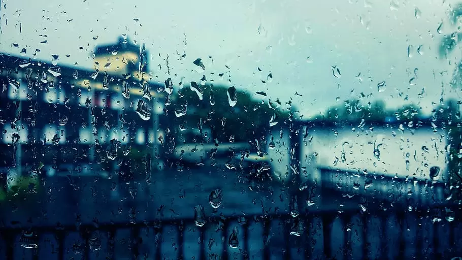 下雨天, 雨, 窗外下雨, 雨滴